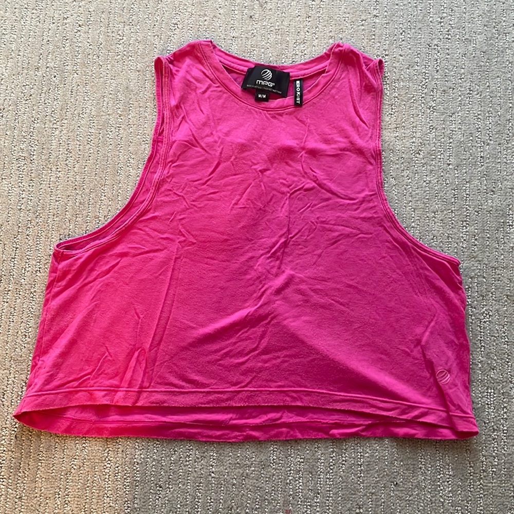 MPG cropped tank top
